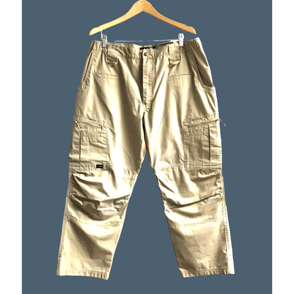 LAPG OPERATOR TACTICAL PANTS khaki Straight Fit Men's Size 40x30 Pockets